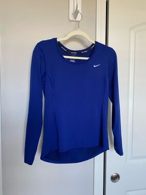 Nike Long-Sleeve Running Top - Blue
